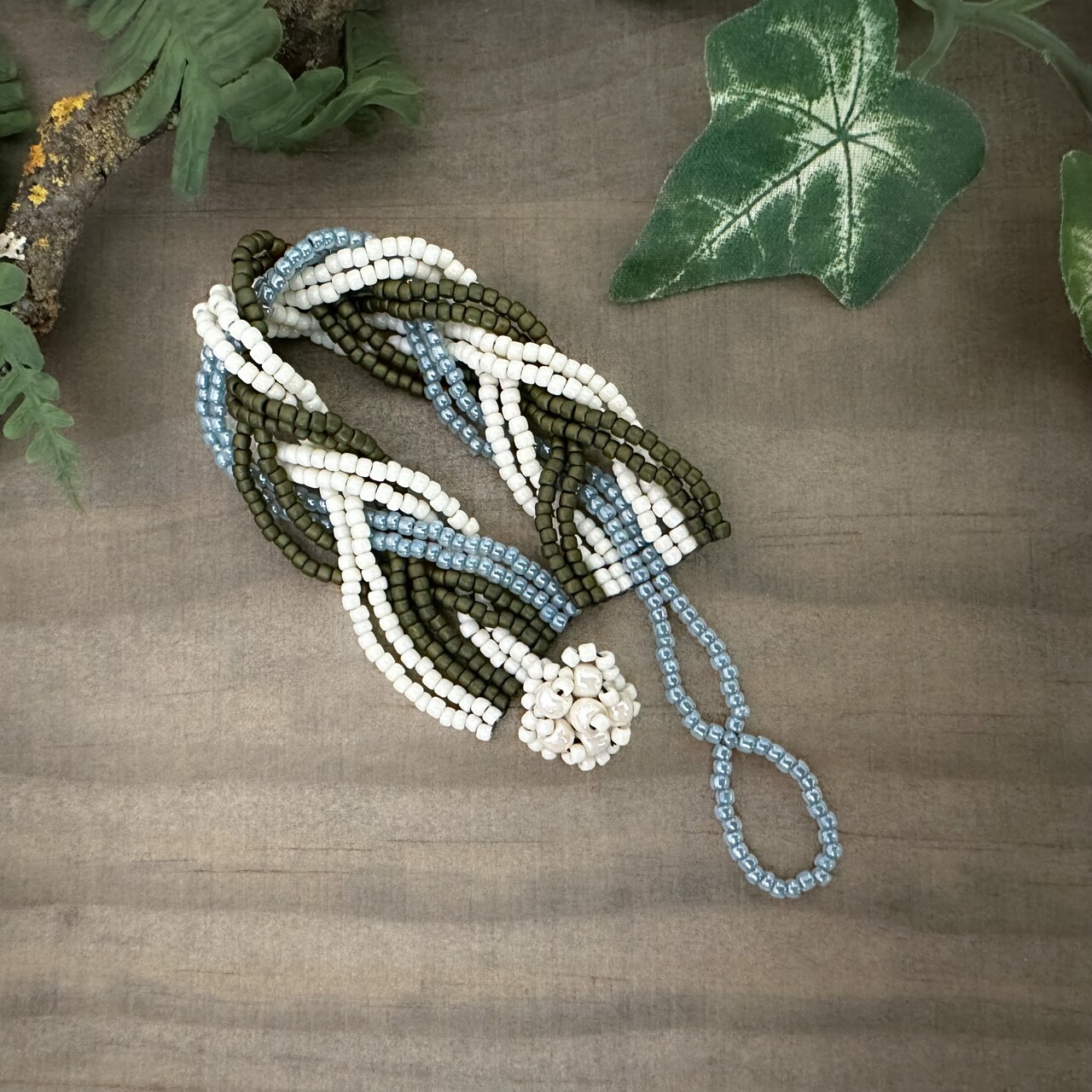 Seed Beaded Braided Bracelet with Danielle Wickes - Free Online